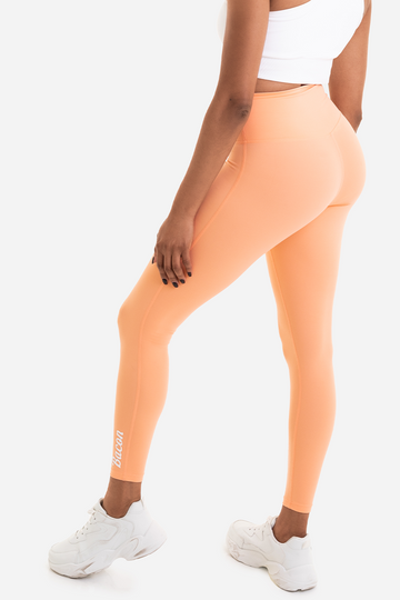 Bacon Active Long Legging Stride Legging // Apricot